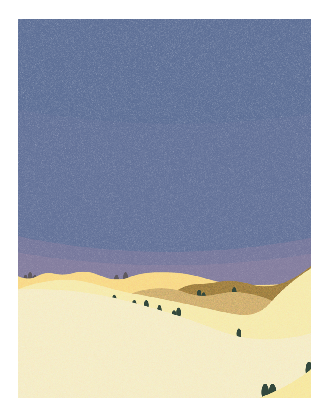 Midnight Desert